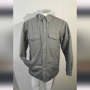 Craftsman Insulated Workers Canva Hooded Jacket Men's Size Medium